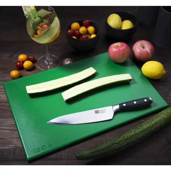 Hygiplas High Density Green Chopping Board Standard 450x300x12mm - view 2