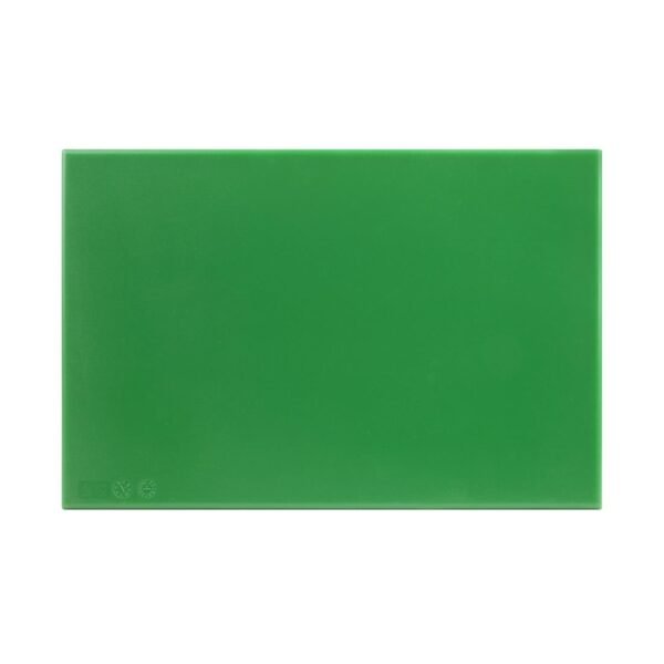 Hygiplas High Density Green Chopping Board Standard 450x300x12mm - view 3