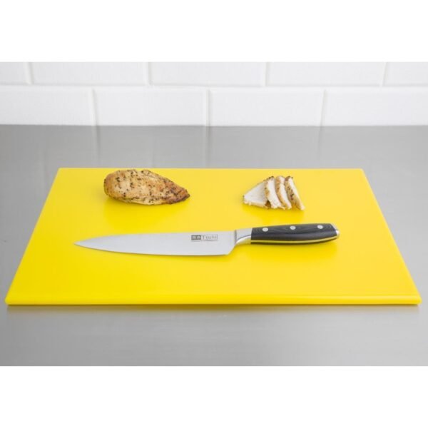 Hygiplas High Density Yellow Chopping Board Standard 450x300x12mm - view 4