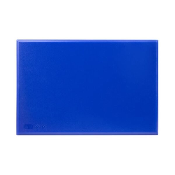 Hygiplas Thick High Density Blue Chopping Board Standard 450x300x25mm - view 3