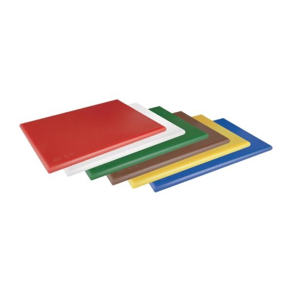 Hygiplas Thick High Density Green Chopping Board Standard 450x300x25mm - view 5