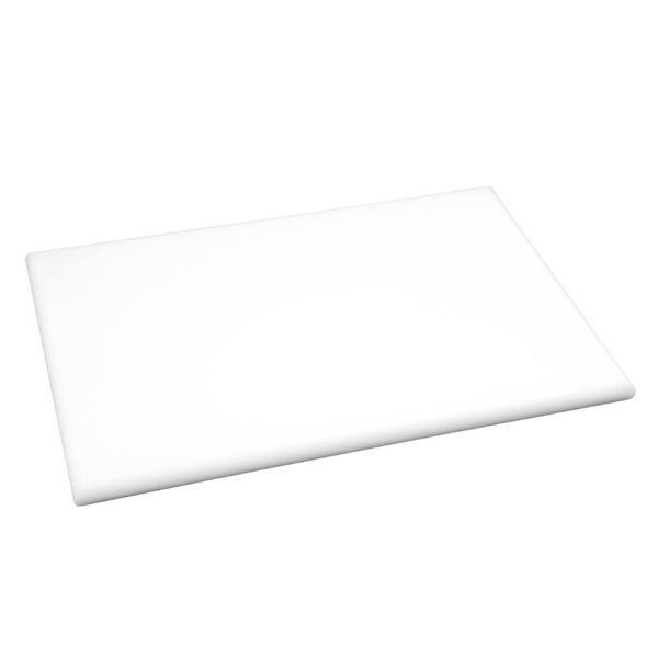 Hygiplas Thick High Density White Chopping Board Standard 450x300x25mm - view 5