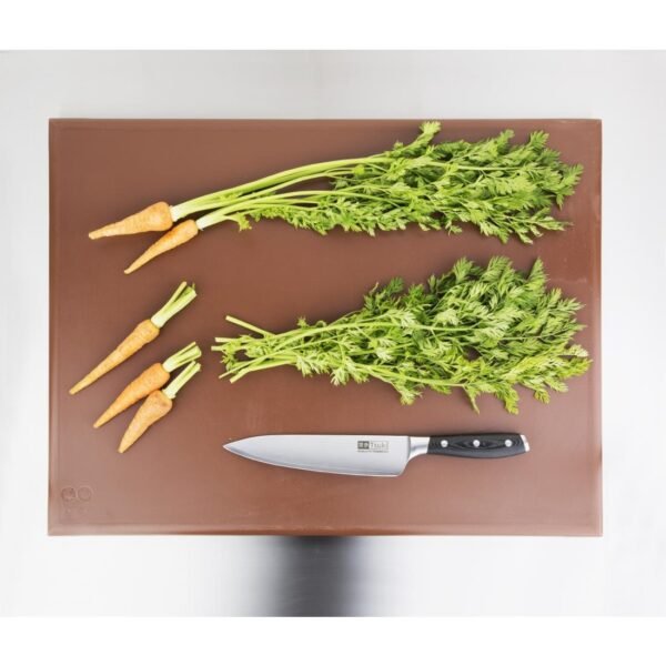 Hygiplas Thick High Density Brown Chopping Board Large 600x450x25mm - view 5