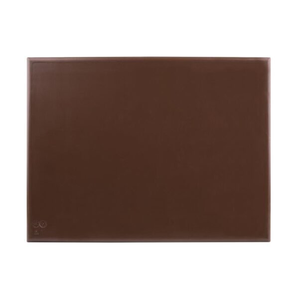 Hygiplas Thick High Density Brown Chopping Board Large 600x450x25mm - view 6