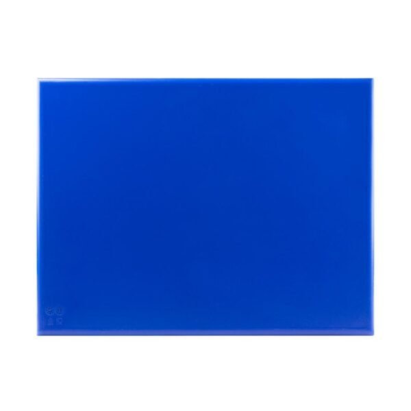 Hygiplas Thick High Density Blue Chopping Board Large 600x450x25mm - view 3