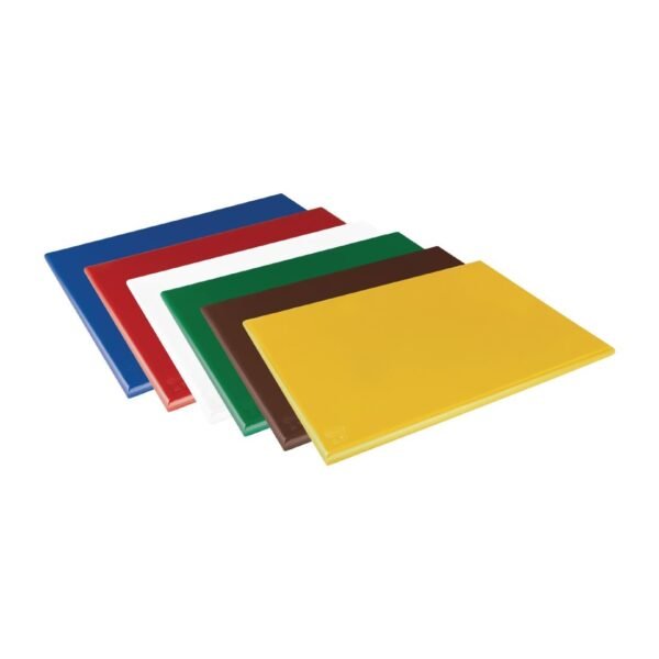 Hygiplas Thick High Density Green Chopping Board Large 600x450x25mm - view 5