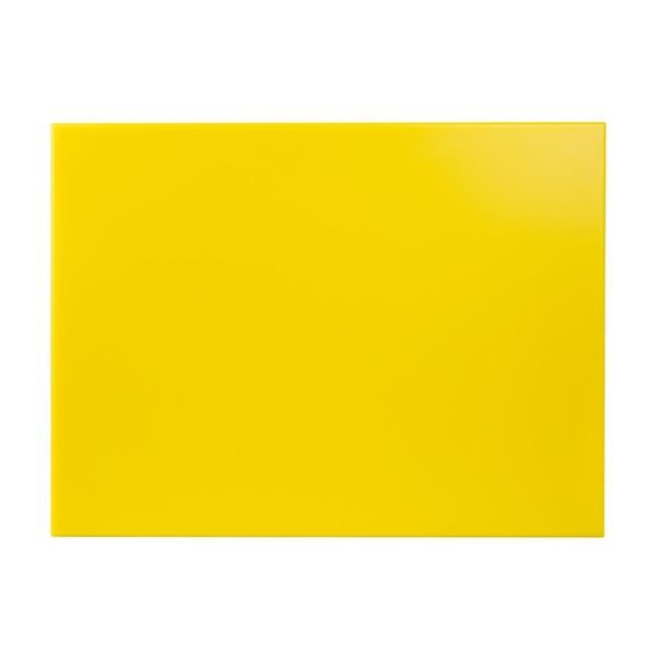 Hygiplas Thick High Density Yellow Chopping Board Large 600x450x25mm - view 4