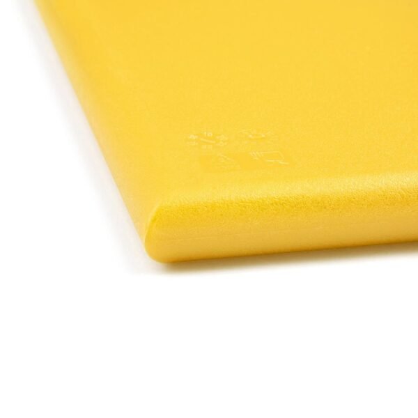 Hygiplas Thick High Density Yellow Chopping Board Large 600x450x25mm - view 5