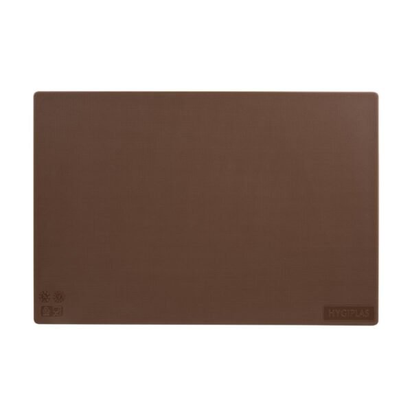 Hygiplas Low Density Brown Chopping Board Standard 450x300x12mm - view 6
