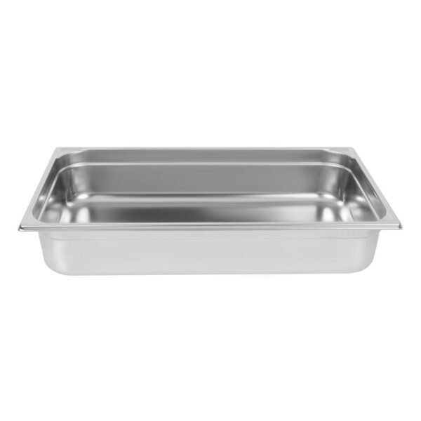 Matfer Bourgeat Stainless Steel 1/1 Gastronorm Tray 100mm - view 2