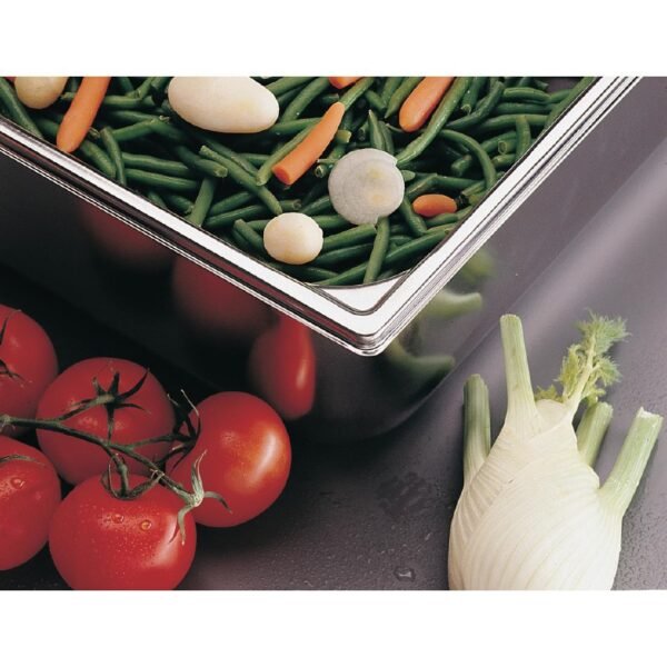Matfer Bourgeat Stainless Steel 1/1 Gastronorm Tray 100mm - view 7