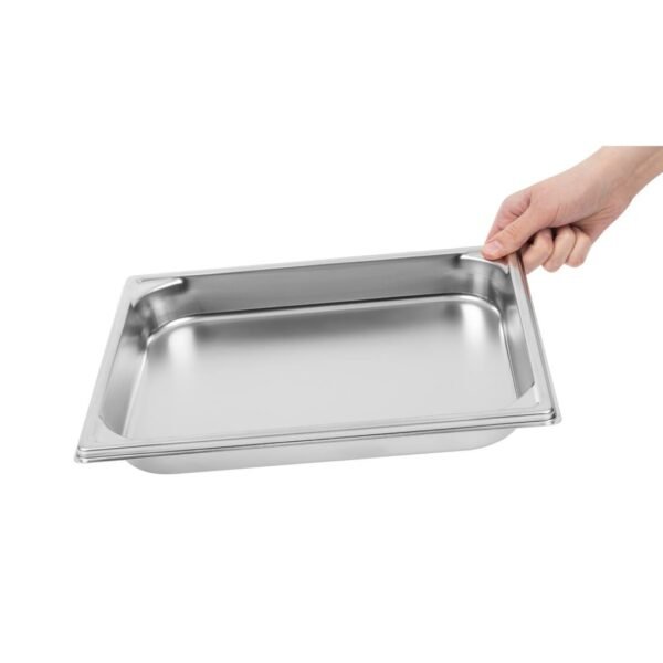 Matfer Bourgeat Stainless Steel 1/1 Gastronorm Tray 40mm - view 7