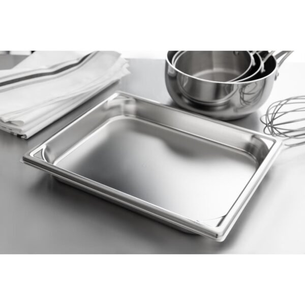 Matfer Bourgeat Stainless Steel 1/1 Gastronorm Tray 40mm - view 8