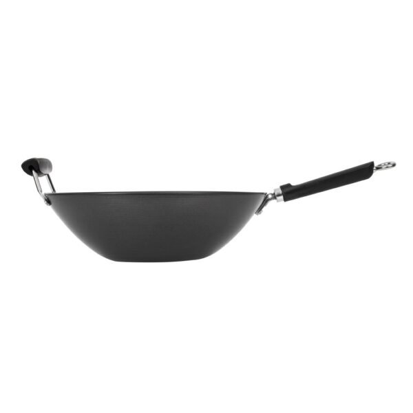 Kitchen Craft Non Stick Flat Base Wok 356mm - view 2