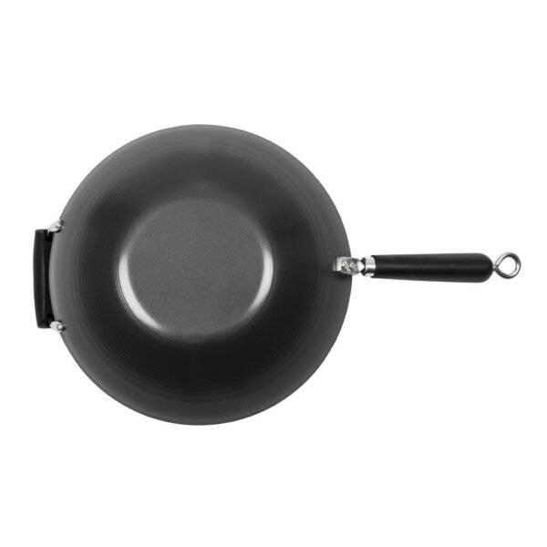 Kitchen Craft Non Stick Flat Base Wok 356mm - view 4