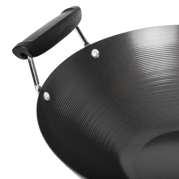 Kitchen Craft Non Stick Flat Base Wok 356mm - view 5