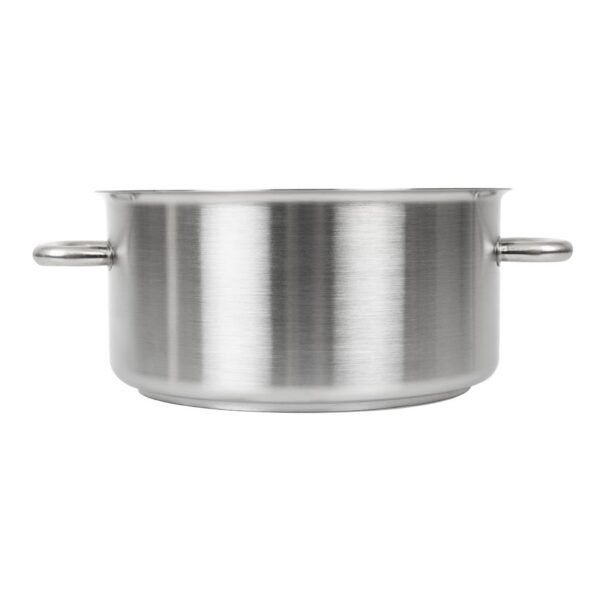 Matfer Bourgeat Excellence Stainless Steel Casserole Pan 24cm - view 2
