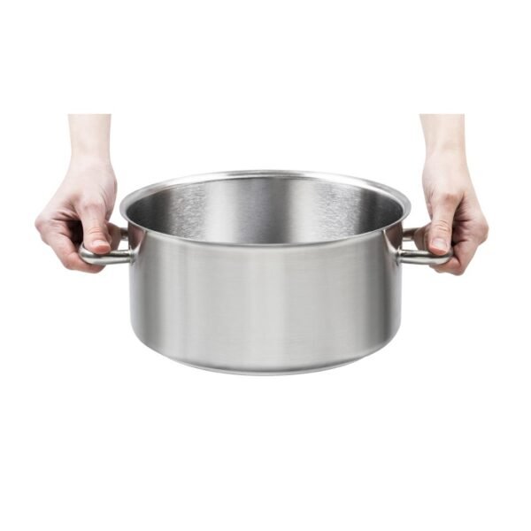 Matfer Bourgeat Excellence Stainless Steel Casserole Pan 24cm - view 6