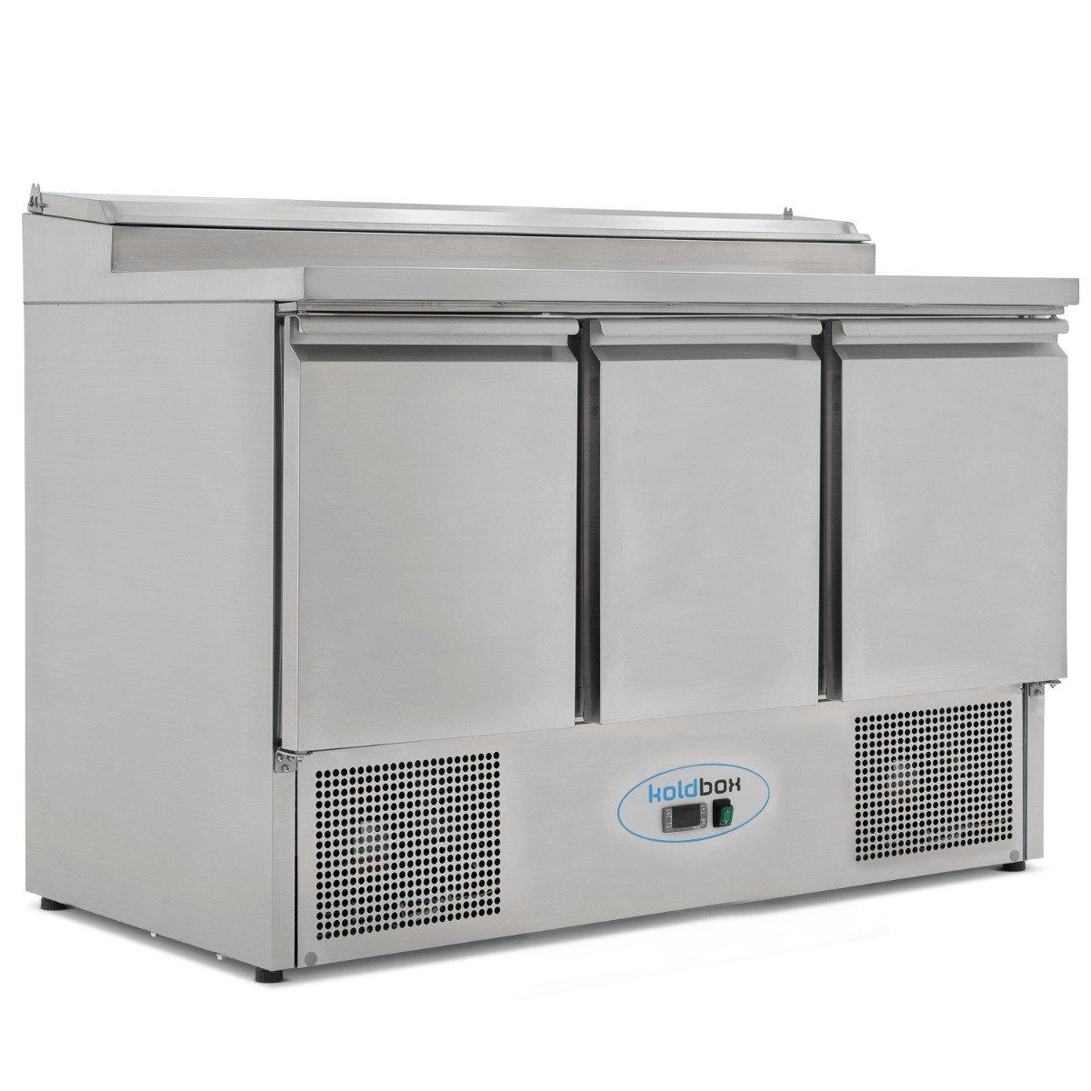 Koldbox 392L Triple Door Counter With Raised Collar