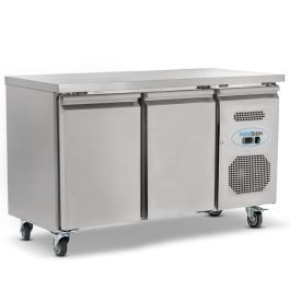 Double Hinged Door Counter Refrigerator 282L