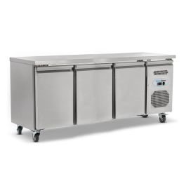 Triple Hinged Door Counter Refrigerator 417L