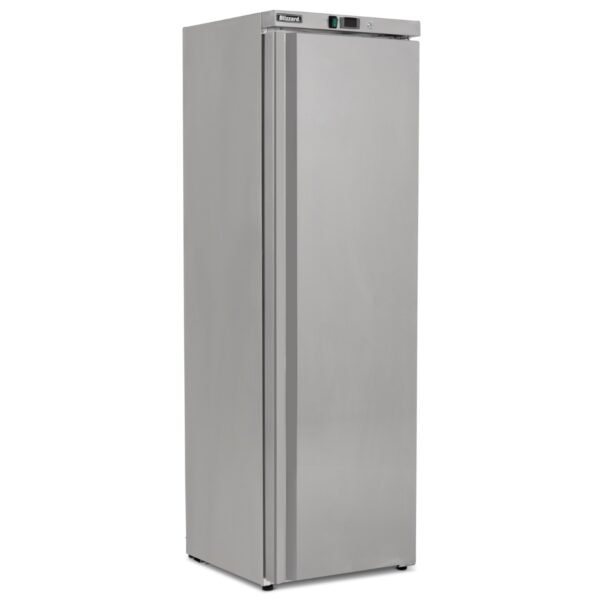 Upright 320L Single Door Refrigerator Stainless Steel