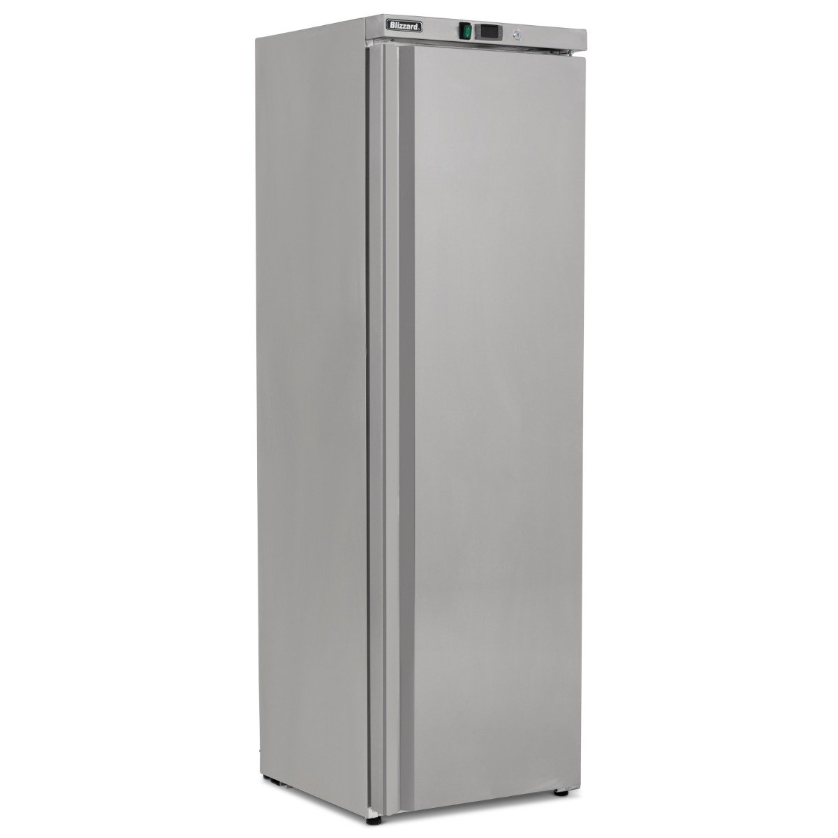 Upright 320L Single Door Refrigerator Stainless Steel