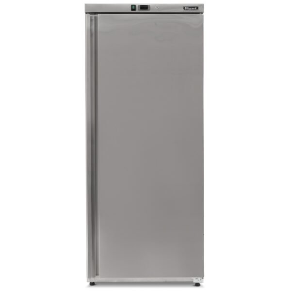 Upright 320L Single Door Refrigerator Stainless Steel - view 2