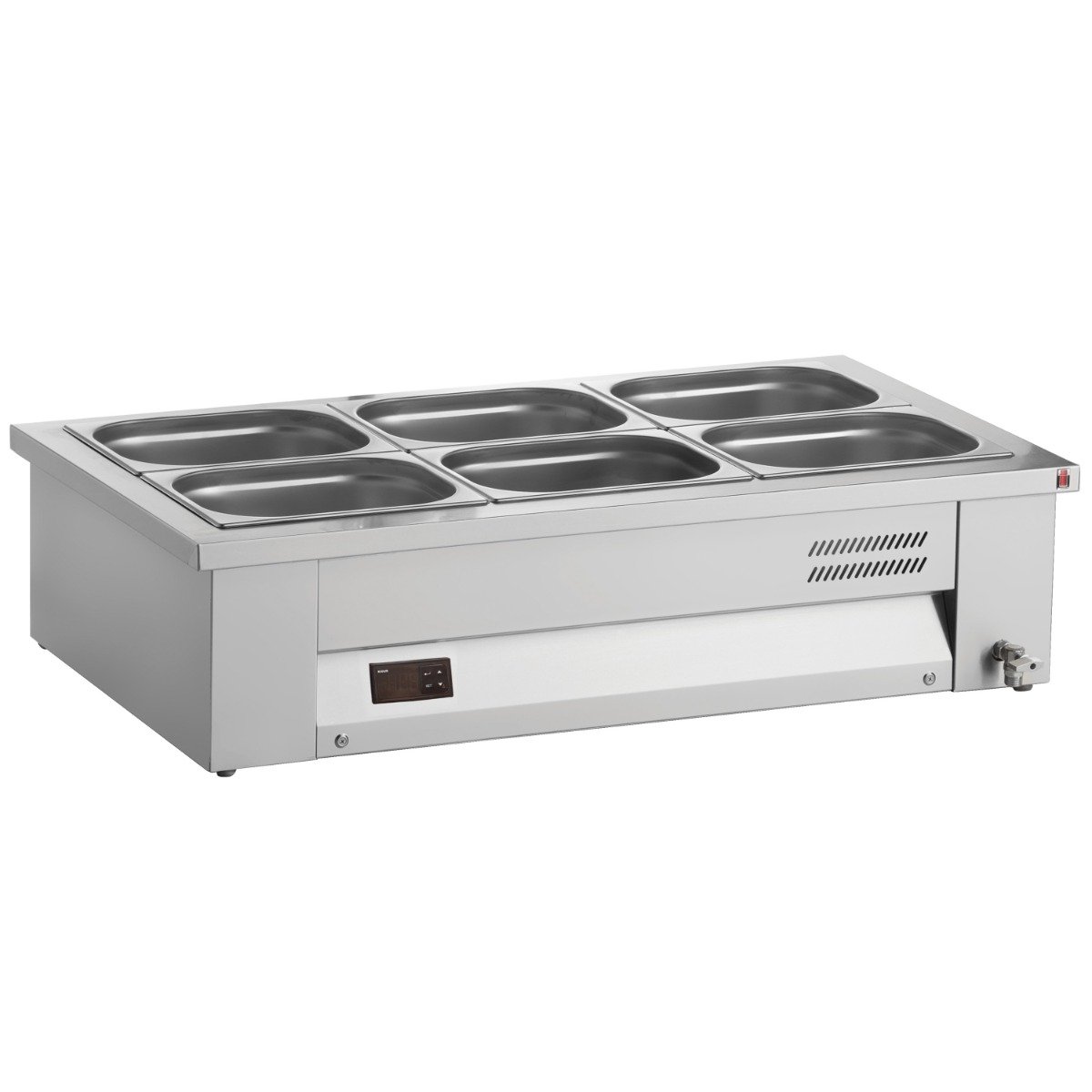 Inomak MAV610 Counter Top Bain Marie 3x GN1/1