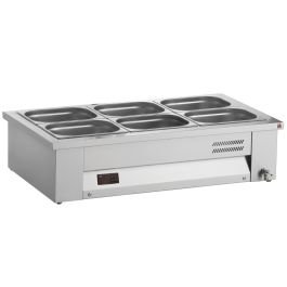 Inomak MAV610 Counter Top Bain Marie 3x GN1/1