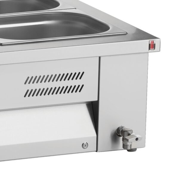 Inomak MAV610 Counter Top Bain Marie 3x GN1/1 - view 2