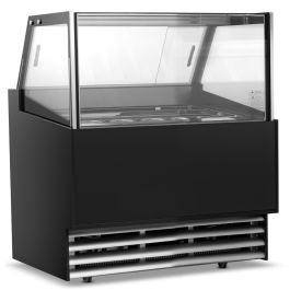 6 Pan Ice Cream Display