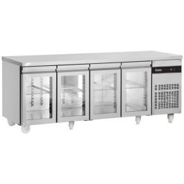 583L Four Glass Door Counter Refrigerator