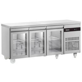 429L Triple Glass Door Counter Refrigerator