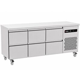 Inomak 429L Six Drawer Gastronorm Counter Refrigerator