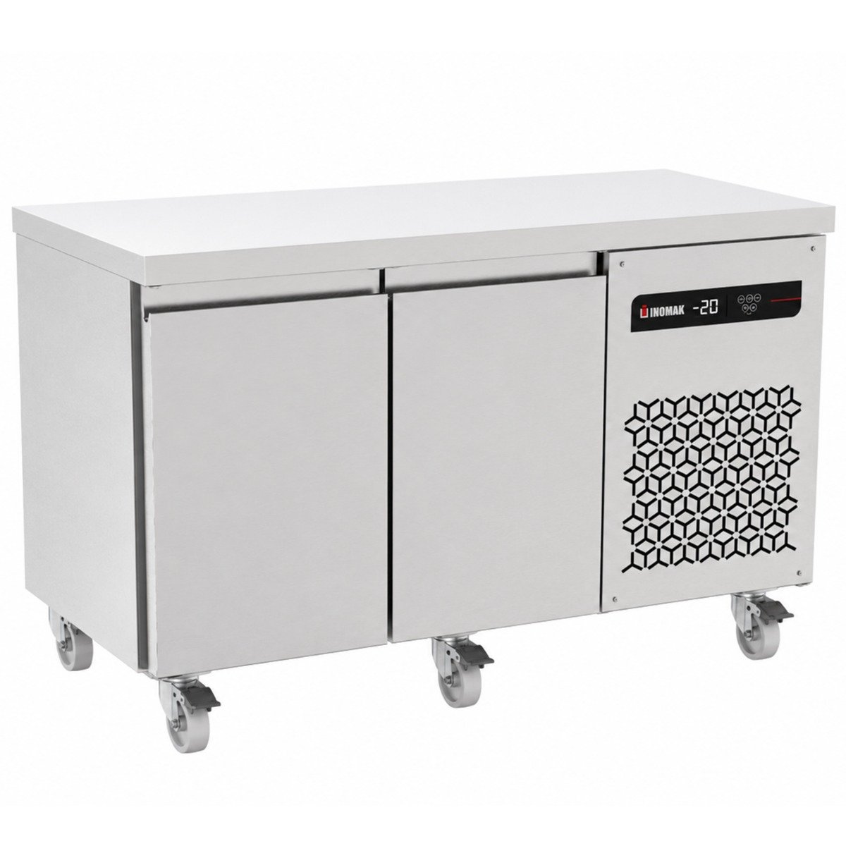 Double Hinged Door Counter Freezer