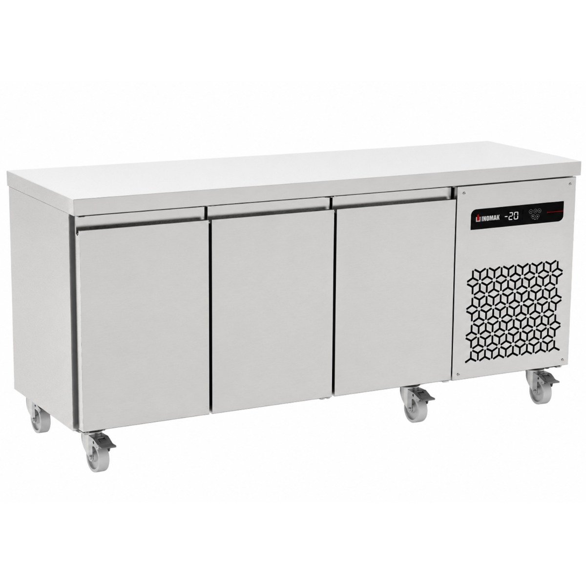 Triple Hinged Door Freezer Counter