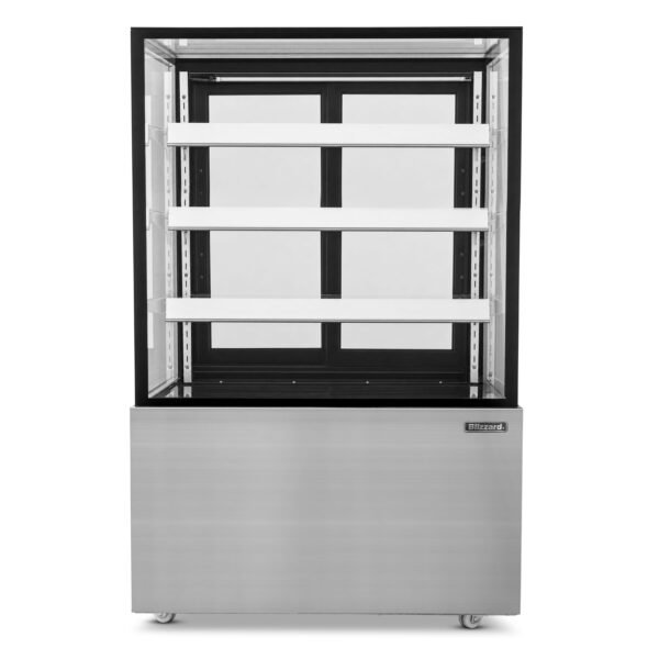 Blizzard 90cm Triple Heated Flat Glass Display Unit - view 2