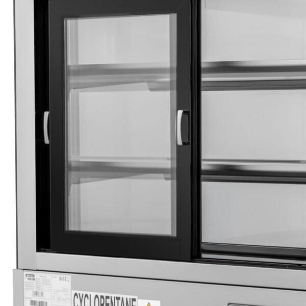 Blizzard 90cm Triple Heated Flat Glass Display Unit - view 4