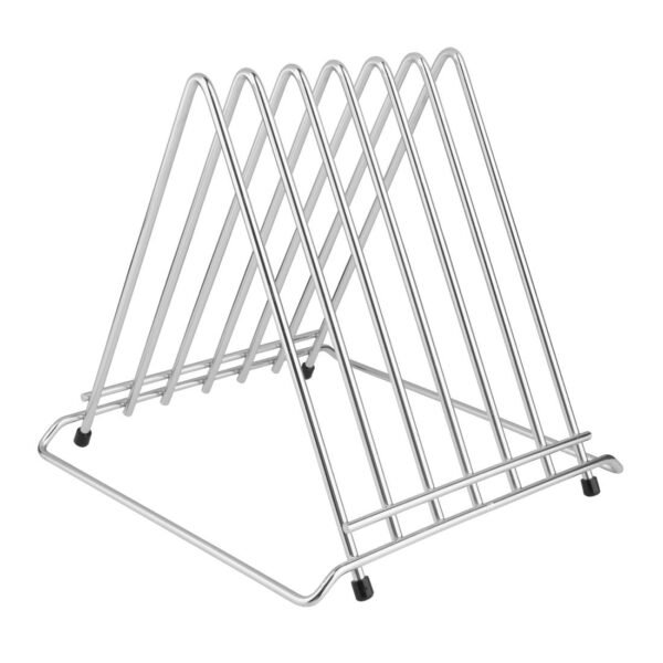 Hygiplas High Density 6-Piece Chopping Board Set with Rack 455x305x24mm - view 5