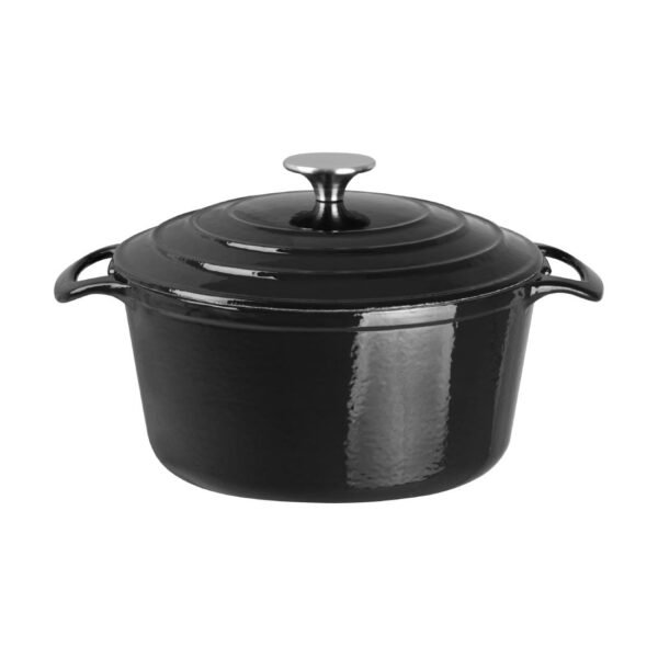 Vogue Cook Like A Pro 3-Piece Cast Iron Casserole Dish Set - view 2