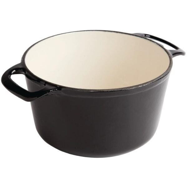 Vogue Cook Like A Pro 3-Piece Cast Iron Casserole Dish Set - view 3