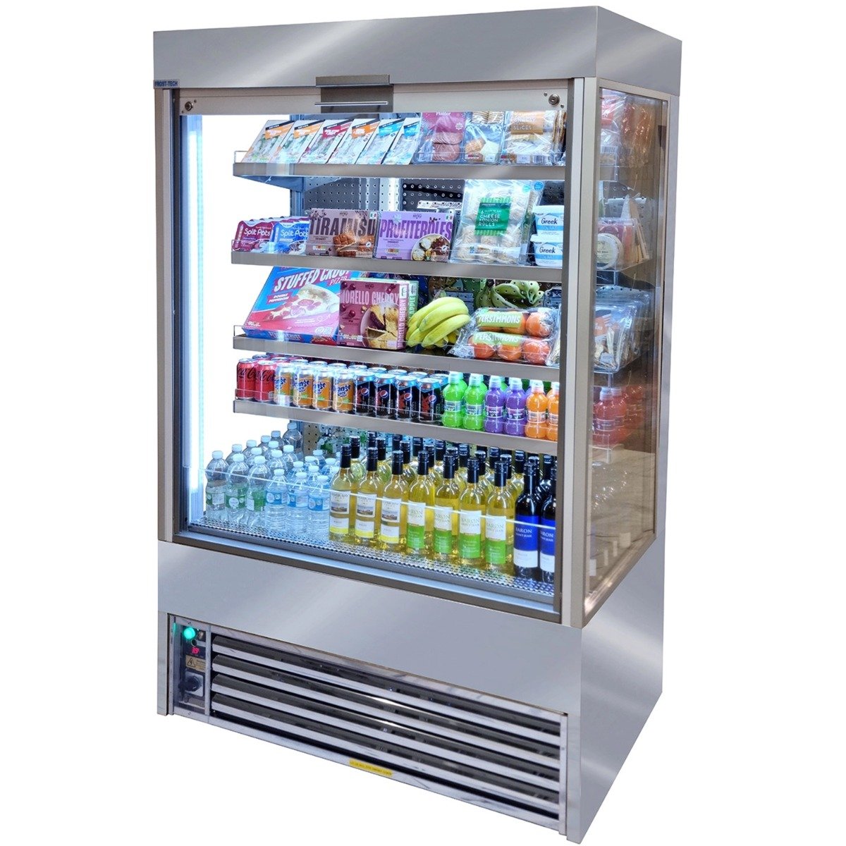 Frost-Tech 1.2m Shuttered Tiered Display