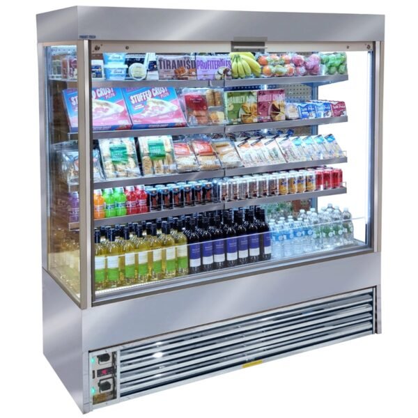 1.8m Shuttered Tiered Display - view 2