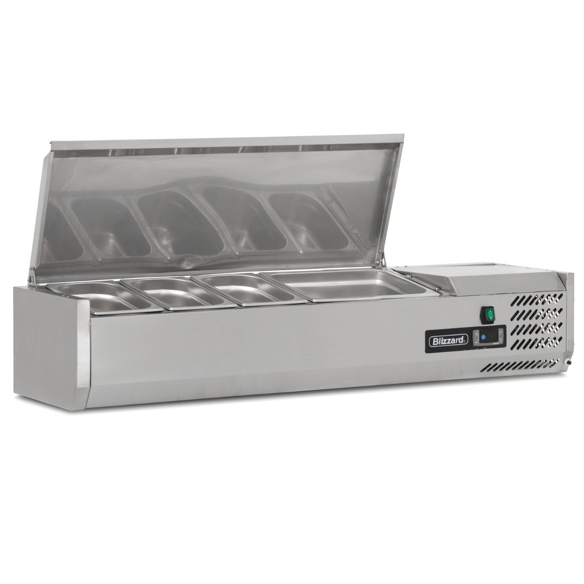 Blizzard 1.2m Hinged Prep Top Storage