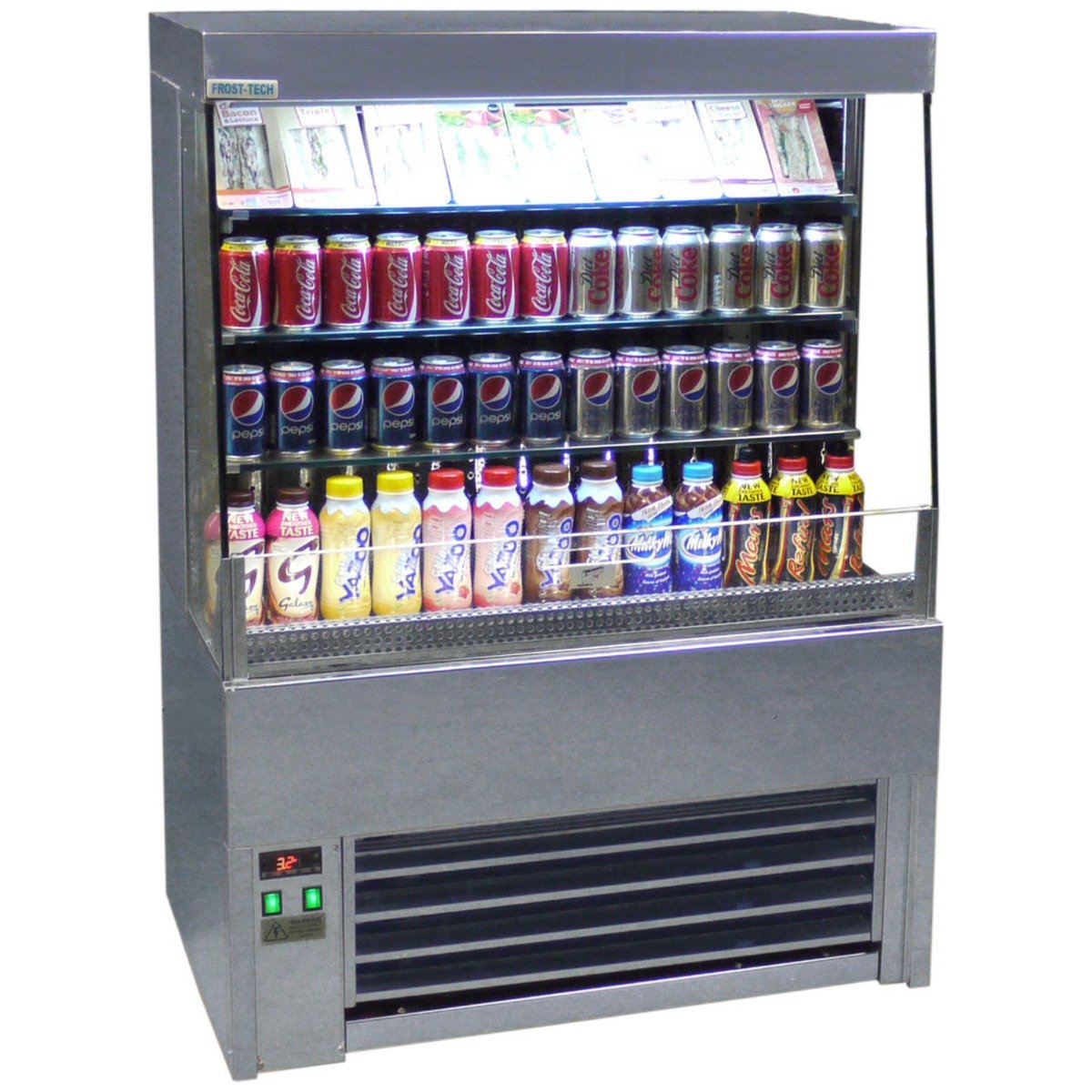 Frost-Tech 1m Low Height Slim Tiered Display