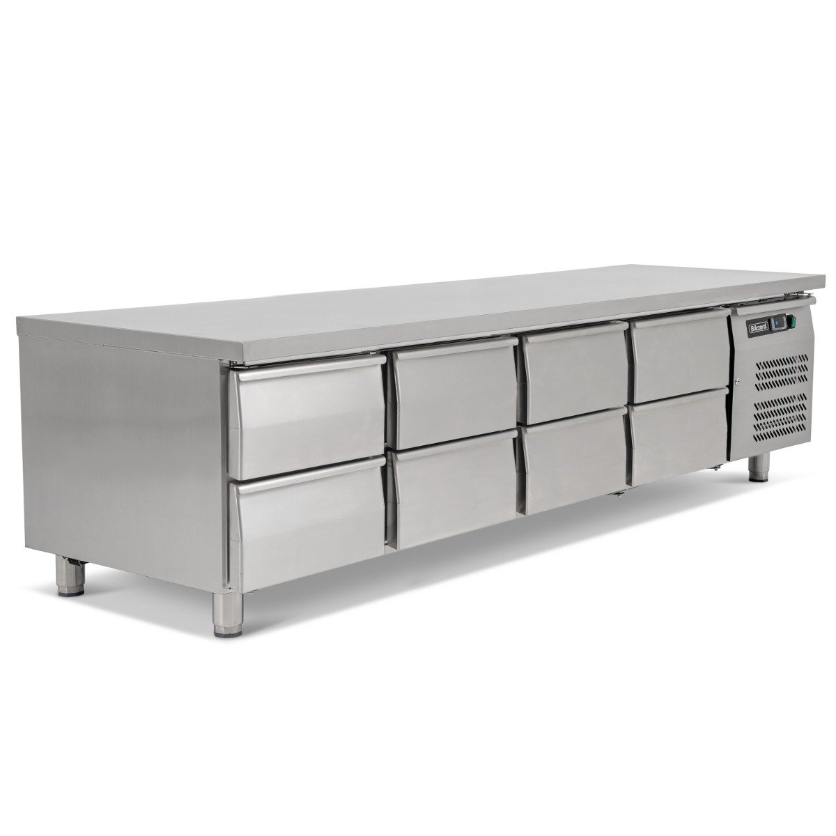 Blizzard 420L Low Height Eight Drawer Snack Counter