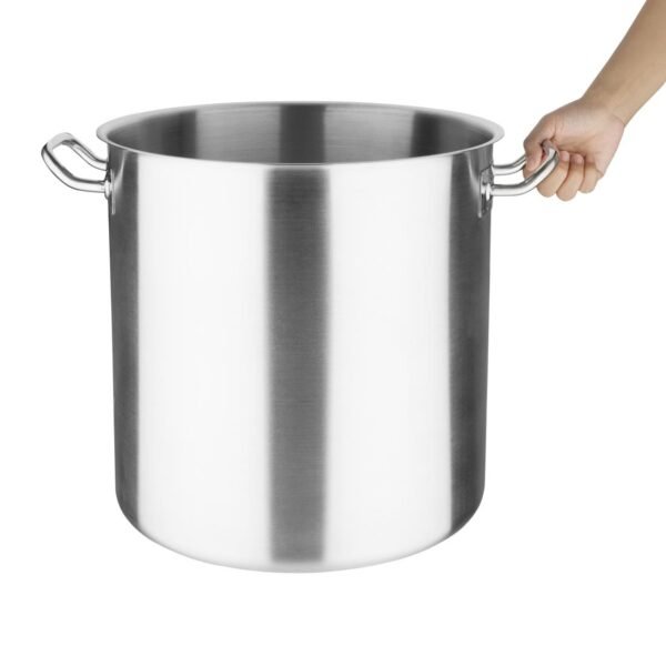 Vogue Stainless Steel Deep Stock Pot 36cm - view 2
