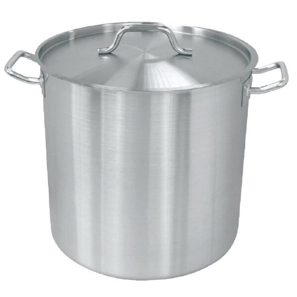 Vogue Stainless Steel Deep Stock Pot 36cm - view 6