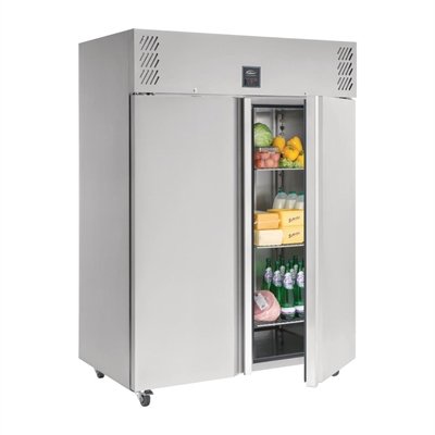Williams Jade Double Door Upright Fridge 1295Ltr HJ2-SA - view 7